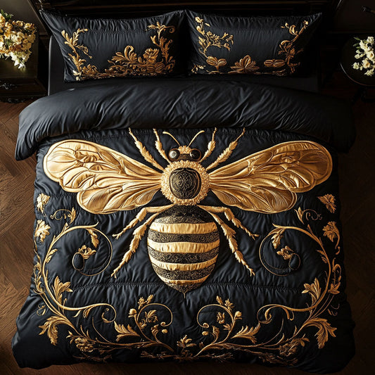 Bee Harmony WX0603008CL Quilted Bedding Set