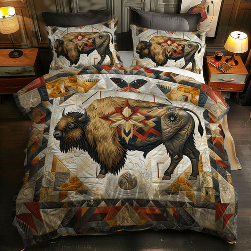 Bison Native XR1505006CL Quilted Bedding Set