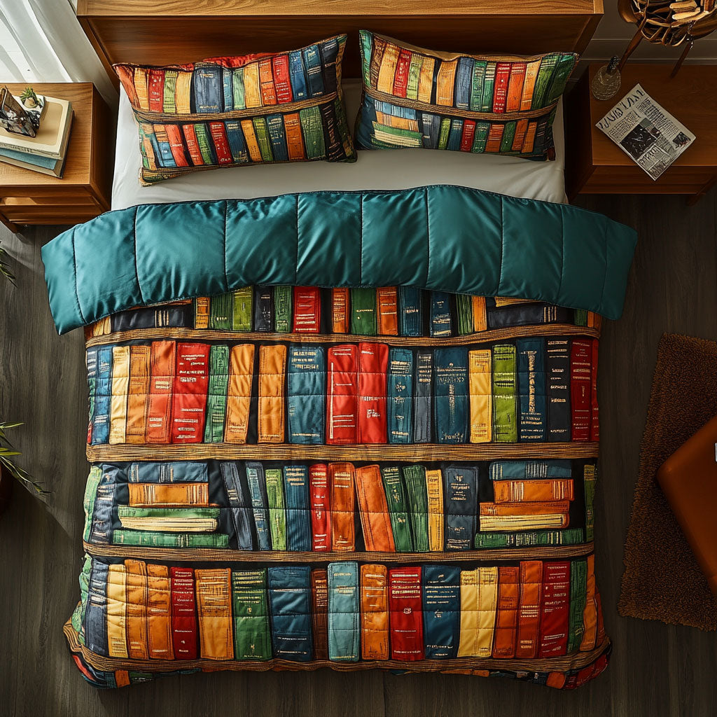 Bookshelf WX2802116CL Quilted Bedding Set