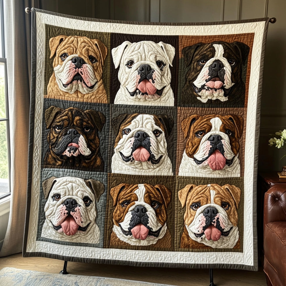 Bulldog WU0401091CL Quilt Blanket