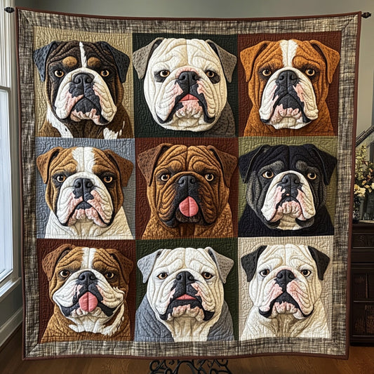 Bulldog WU0401093CL Quilt Blanket