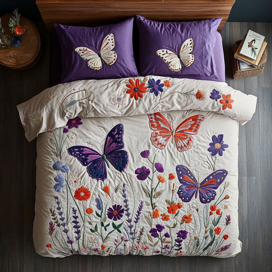 Butterfly Charm WX0603017CL Quilted Bedding Set