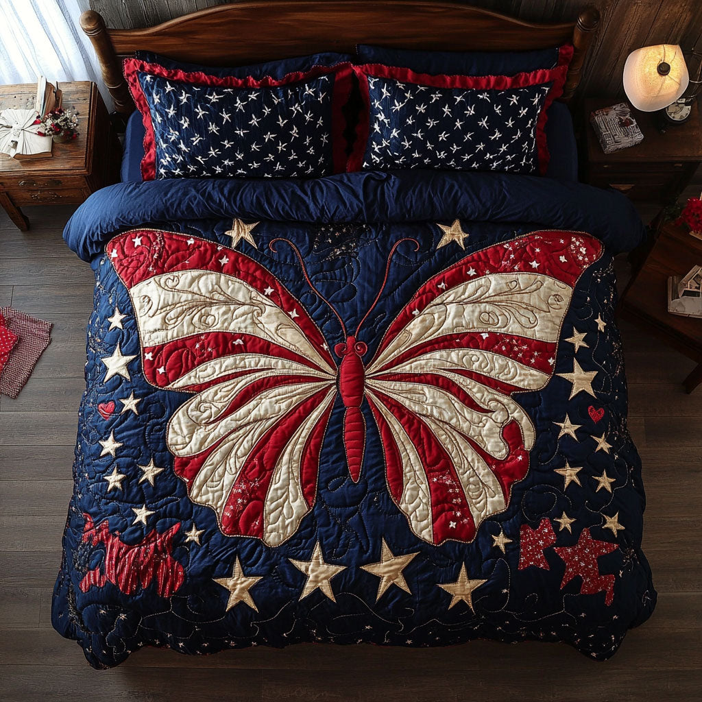 Butterfly WX2802118CL Quilted Bedding Set
