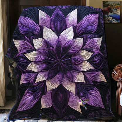 Mystic Purple Bloom YR2612050CL Quilt Blanket