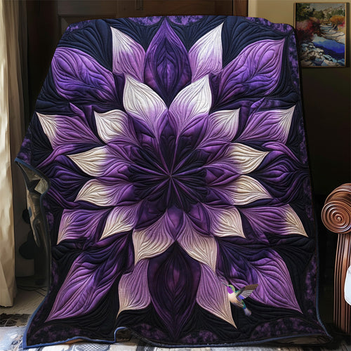 Mystic Purple Bloom YR2612050CL Quilt Blanket