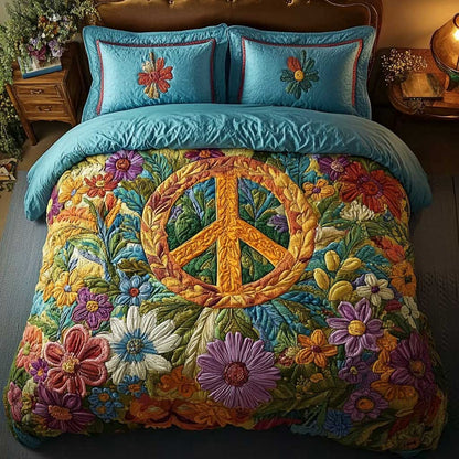 Floral Peace WN1202039CL Quilted Bedding Set
