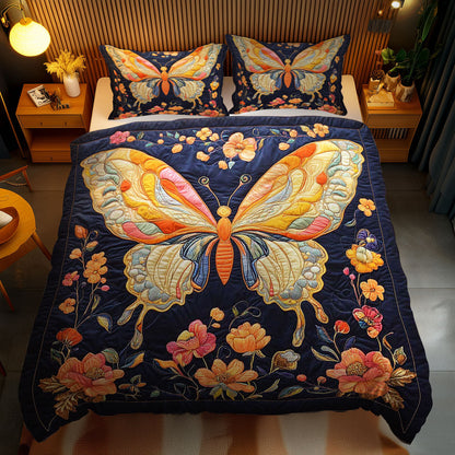 Garden Butterfly WN1002065CL Quilted Bedding Set