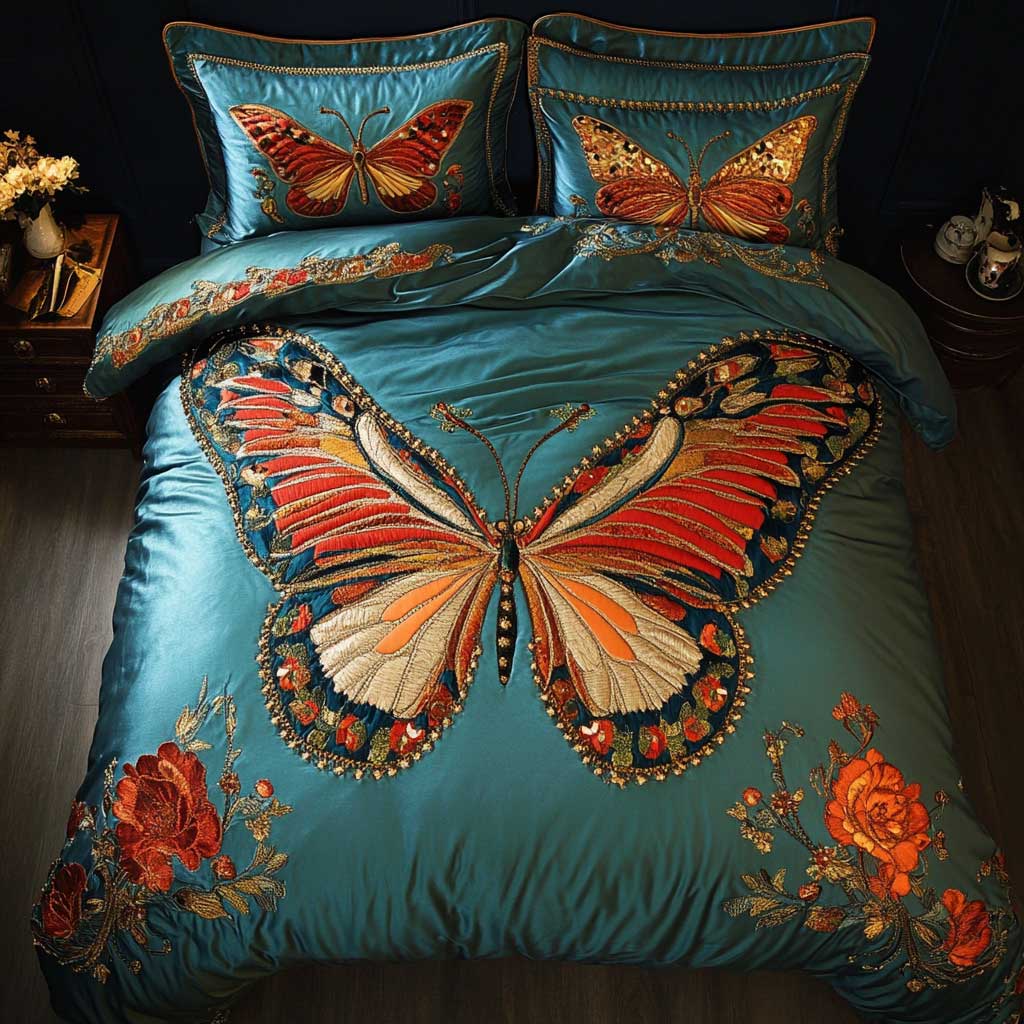 Ethereal Butterfly WN1002036CL Quilted Bedding Set