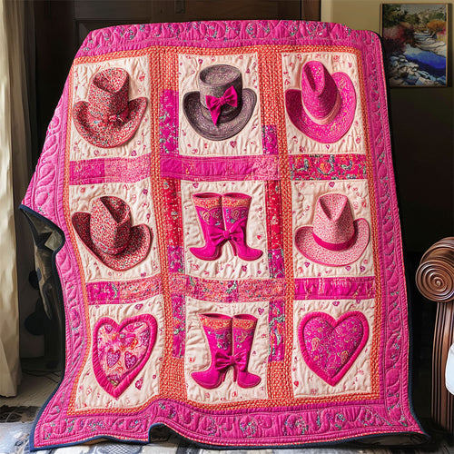 Cowboy Valentine WY0901023CL Quilt Blanket