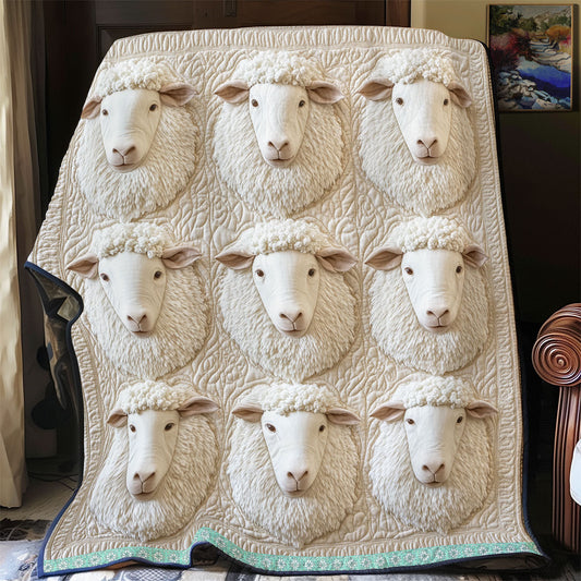 Sheep Cozy  WX2112039CL Quilt Blanket