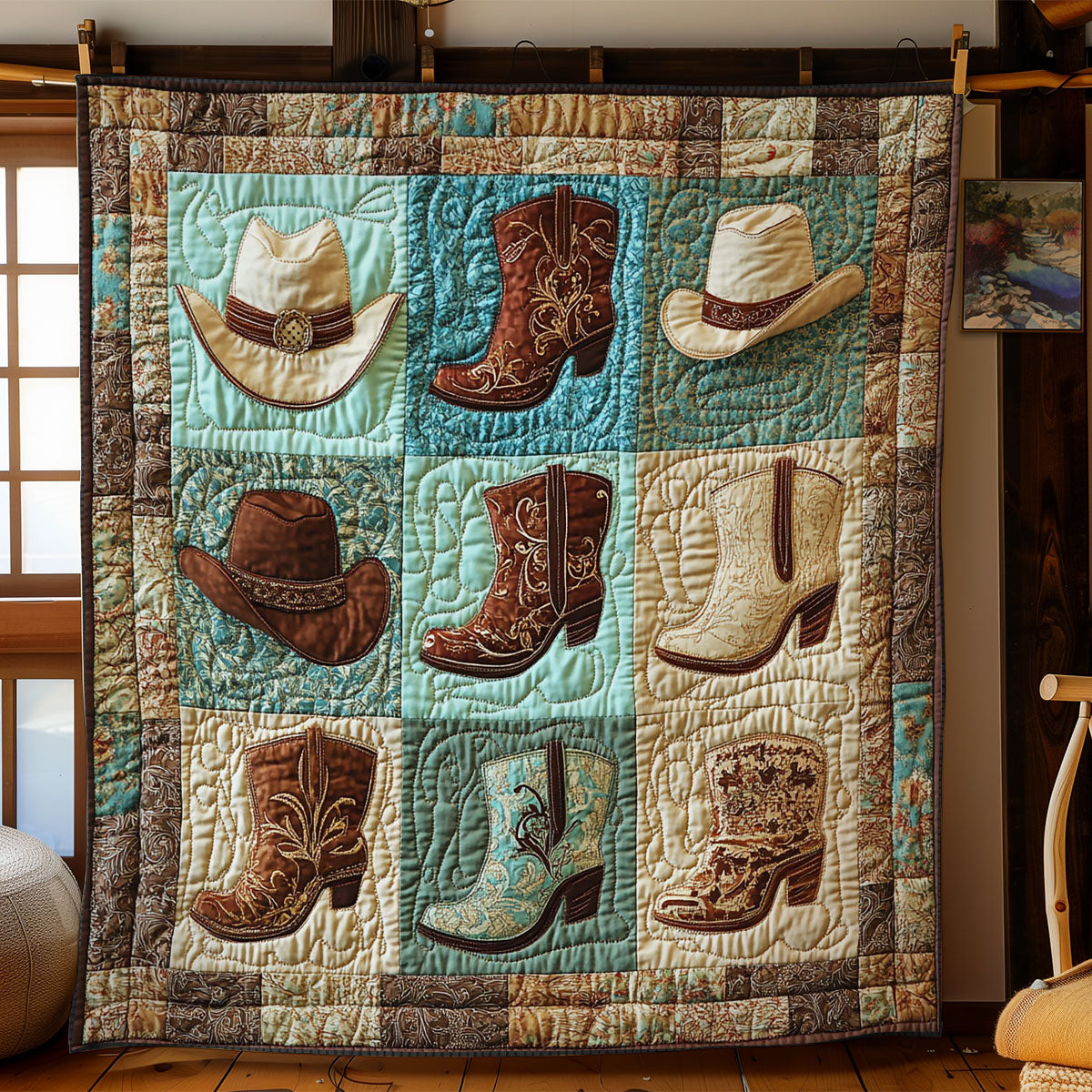 Cowboy Lover WY1502037CL Quilt Blanket