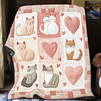 Adorable Cats XB0403014CL Quilt Blanket