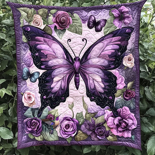 Butterfly Pretty WX2410004CL Quilt Blanket