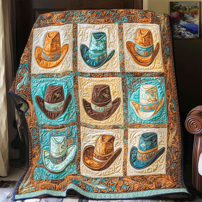 Cowboy Hat WX2512009CL Quilt Blanket
