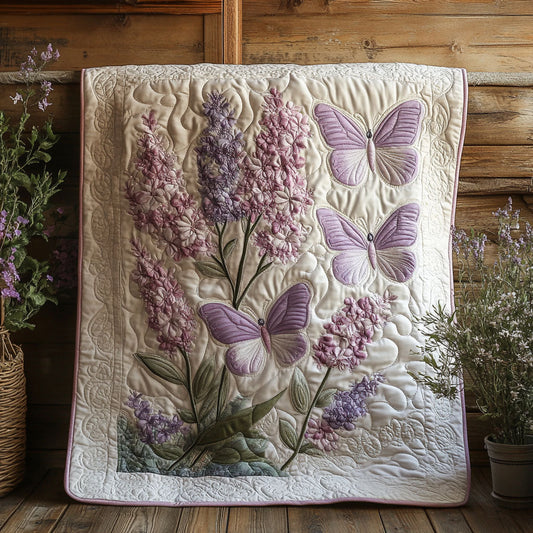 Floral Butterfly CW0906022CL Quilt Blanket