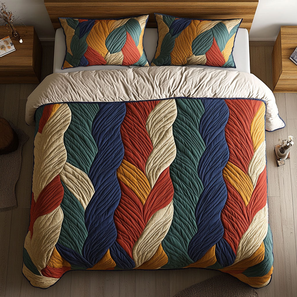 Colorful Wool WY1202011CL Quilted Bedding Set