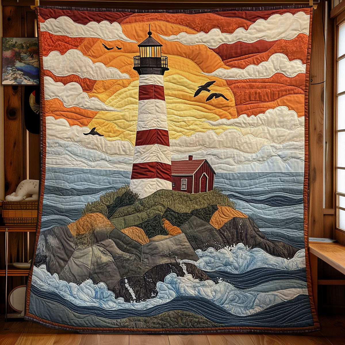 Lighthouse CW2705512CL Quilt Blanket