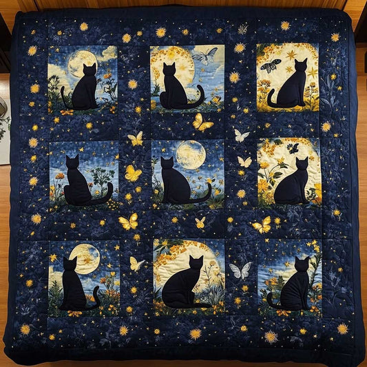 Celestial Cat WN1302004CL Quilt Blanket