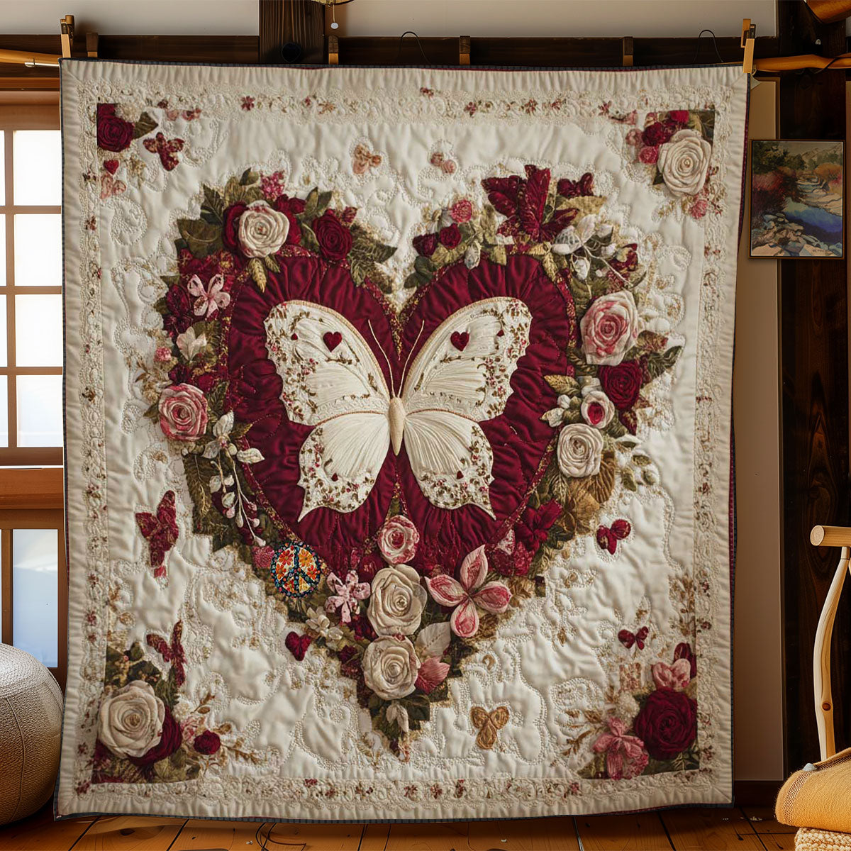 Heart Of A Butterfly WN0712033CL Quilt Blanket