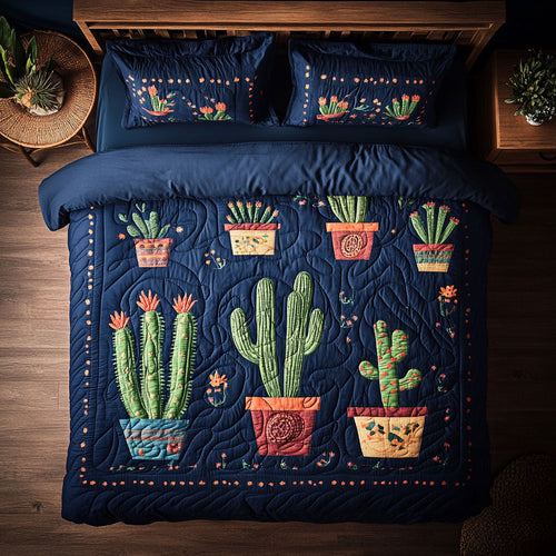 Cactus WX0303008CL Quilted Bedding Set