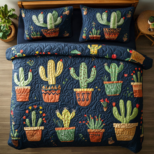 Cactus WX0303009CL Quilted Bedding Set