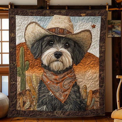 Desert Schnauzer WN0901004CL Quilt Blanket
