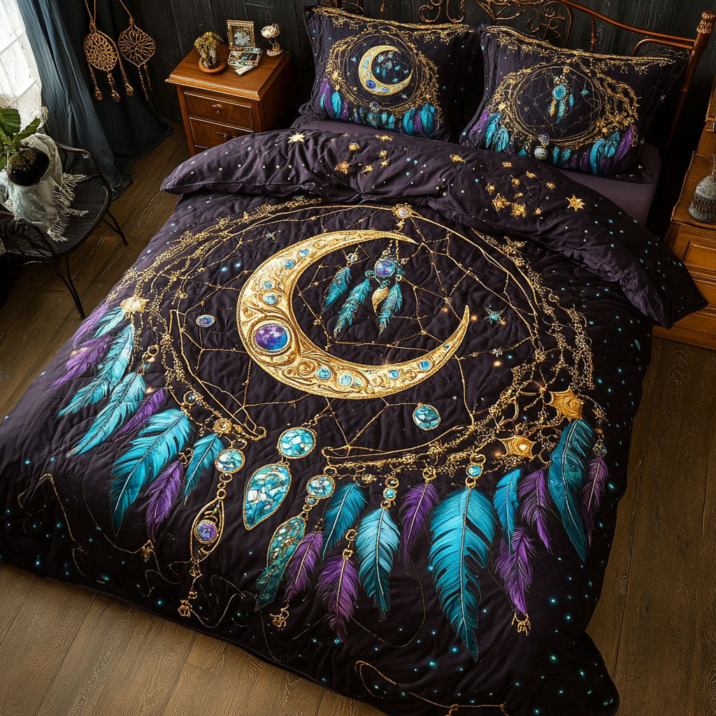 Dreamcatcher Moon WT2702046CL Quilted Bedding Set