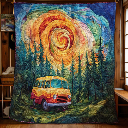 Van Hippie WX3112039CL Quilt Blanket
