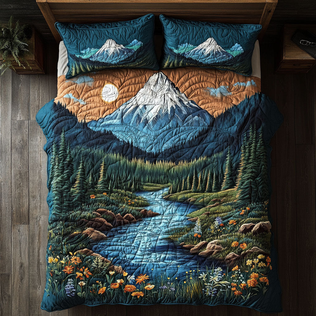 Mystic Forest WY1802067CL Quilted Bedding Set