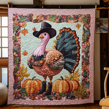 Thanksgiving Turkey Style WN0801030CL Quilt Blanket