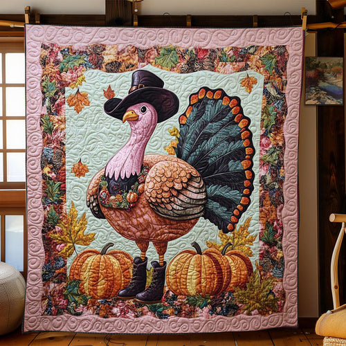Thanksgiving Turkey Style WN0801030CL Quilt Blanket