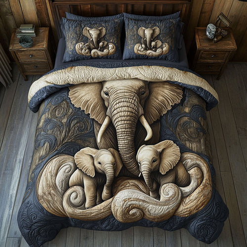 Elephant Portrait WY0602014CL Duvet Cover Set