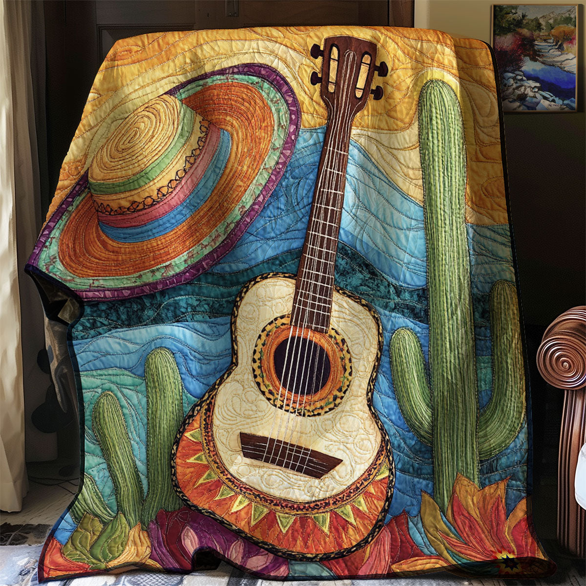 Rodeo Serenade WJ2412016CL Quilt Blanket