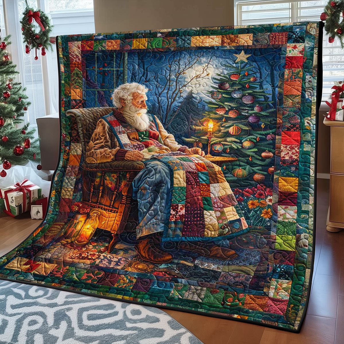 Chrismas Night WJ2708007CL Quilt Blanket