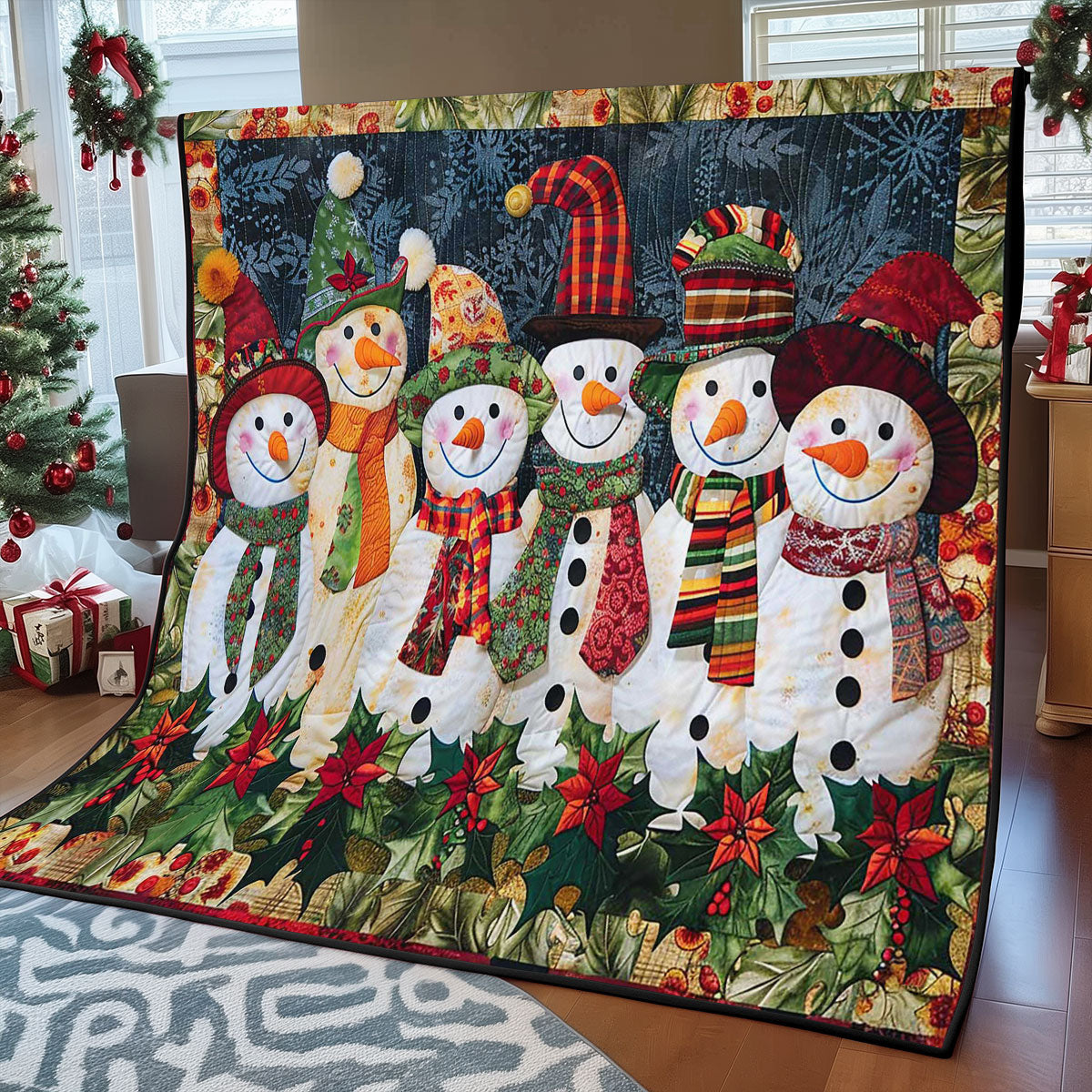 Snowman WJ2208025CL Quilt Blanket