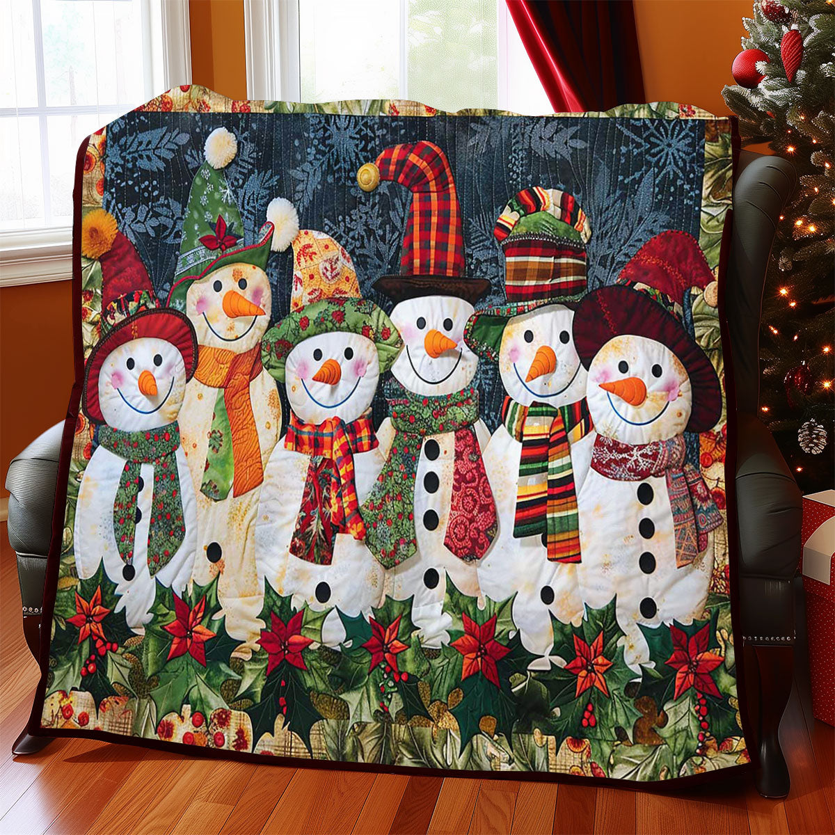 Snowman WJ2208025CL Quilt Blanket