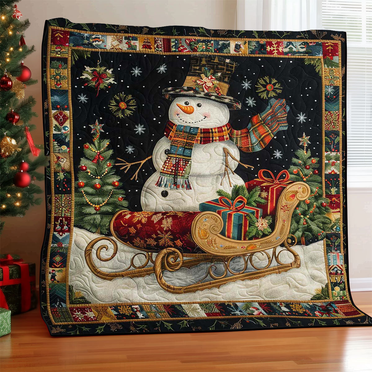 Snowman Gifts WJ2908027CL Quilt Blanket