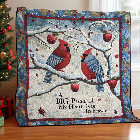 Winter Cardinal WJ3008027CL Quilt Blanket