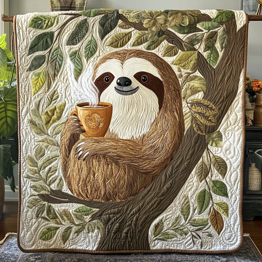 Chill Sloth WU1801083CL Quilt Blanket