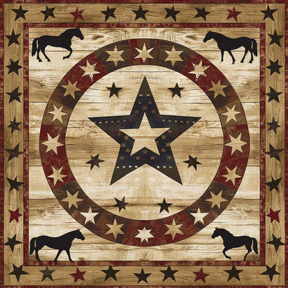 Cowboy Inspired Star WJ0107007CL Quilt Blanket
