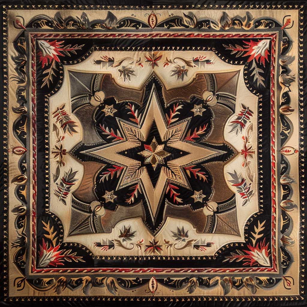 Cowboy Inspired Star WJ1007006CL Quilt Blanket