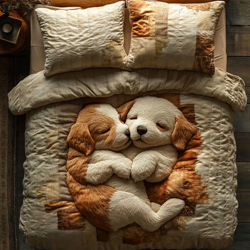 Cozy Dog WX1403078CL Quilted Bedding Set