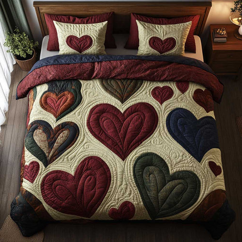 Love Haven WP0802047CL Quilted Bedding Set