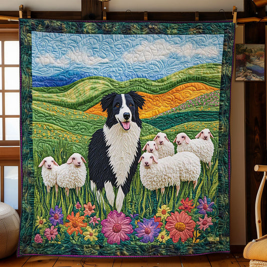 Shepherd's Collie WN0601088CL Quilt Blanket