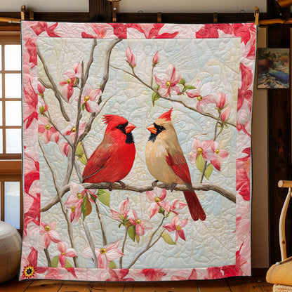 Cardinal Symphony WJ2112006CL Quilt Blanket