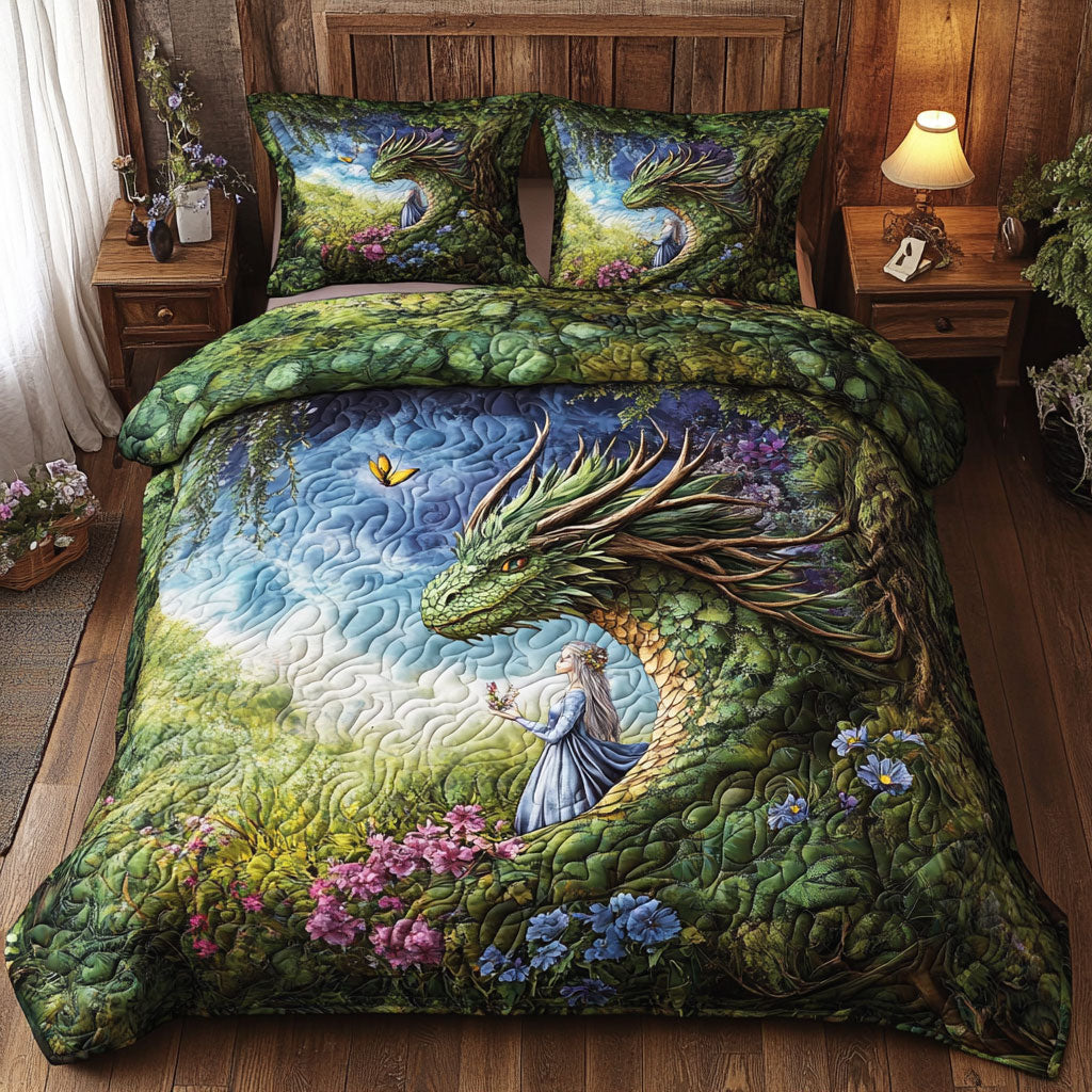 Dragon Woman Little WT1202003CL Quilted Bedding Set