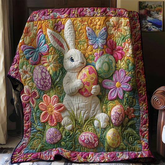 Easter Bunny Meadow WJ1401009CL Quilt Blanket