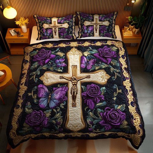 Sacred Cross WN1202079CL Quilted Bedding Set