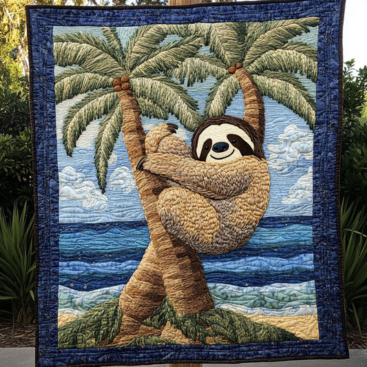 Sloth Sleep WX0301060CL Quilt Blanket