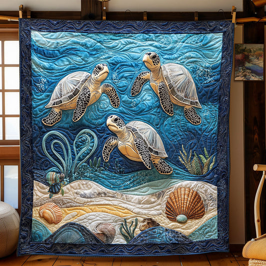 Turtle WJ2112036CL Quilt Blanket